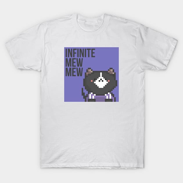 Pixel Cat 042 T-Shirt by Infinite Mew Mew